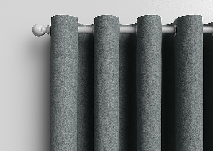 Classic Herringbone (Blackout), Grey - Made to Measure Curtains - Image 13